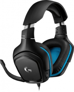  Logitech Headset G432 Wired Gaming Leatherette Retail