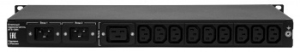    ELEMY RACK ATS, 1U, 220, 16, OLED, Ethernet, in (2) C20, out (1) C19 (