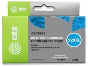   Cactus CS-CD972   920XL HP Officejet 6000/6500/7000/7500 (11ml)