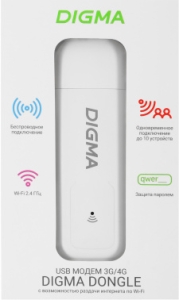  3G/4G Digma Dongle WiFi DW1960 USB Wi-Fi Firewall +Router  