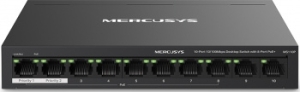   Mercusys MS110P  10  10/100 / (8  PoE+)
