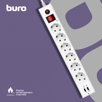   Buro BU-SP5_USB_2A-W 5 (6 )  ()