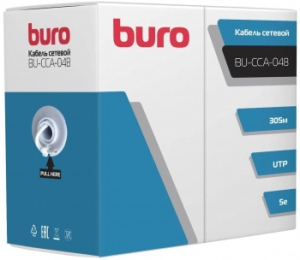   Buro BU-CCA-048 UTP 4  cat5E solid 0.48 CCA 305 