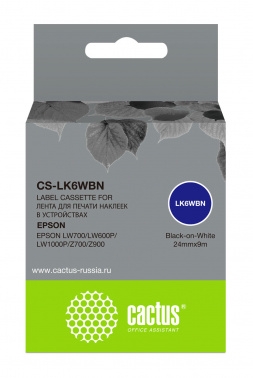   Cactus CS-LK6WBN   Epson LW700/LW600P/LW1000P/Z700/Z900