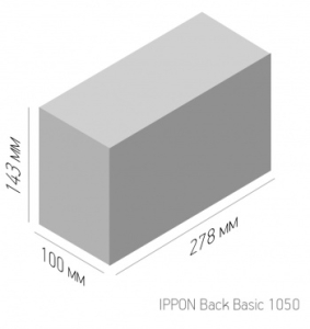    Ippon Back  Basic 1050 600 1050 