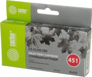   Cactus CS-CLI451BK   Canon MG 6340/5440/IP7240 (9,8ml)