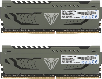   Patriot DIMM DDR4 2x8Gb 3000MHz PVS416G300C6K RTL PC4-24000 CL16 288-pin 1.35 du