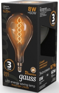  Filament 160 8W 620lm 2400 27 golden flexible LED