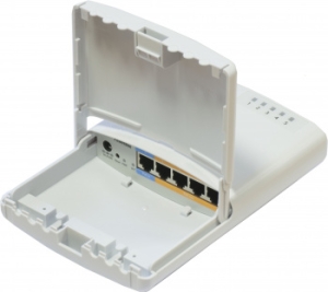  MikroTik RB750P-PBr2  PowerBox with 650MHz CPU, 64MB RAM, 5xLAN (four with PoE out), R