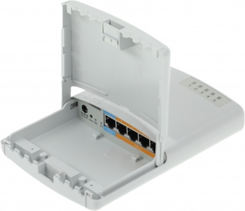 MikroTik RB750P-PBr2  PowerBox with 650MHz CPU, 64MB RAM, 5xLAN (four with PoE out), R