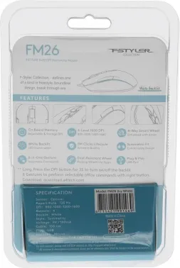  A4Tech Fstyler FM26 /  (2000dpi) USB   (4but)