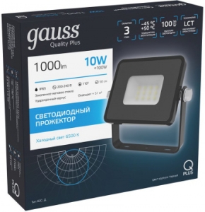   Led Qplus 10 IP65 6500 . Gauss 613511310
