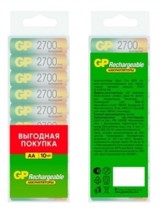  GP 270AAHC AA NiMH 2700mAh (10)
