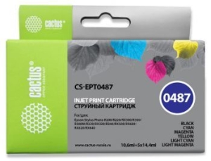   Cactus CS-EPT0487   Epson Stylus Photo R200/R220   6 