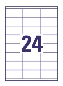  Avery Zweckform 3422 A4 70x35 24  /70/2/100./ . 