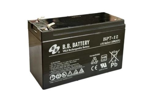 Аккумулятор B.B. Battery series BP, BP7-12, voltage 12V, capacity 7Ah (discharge 20 hours), max. dis