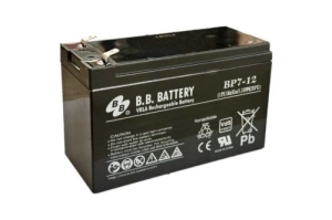  B.B. Battery series BP, BP7-12, voltage 12V, capacity 7Ah (discharge 20 hours), max. dis