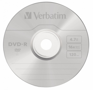  DVD-R Verbatim 4.7Gb 16x Cake Box (50) (43788)