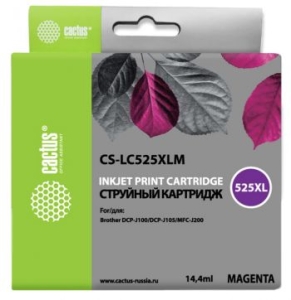   Cactus CS-LC525XLM   Brother DCP-J100/J105/J200 (16.6)