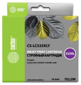   Cactus CS-LC525XLY   Brother DCP-J100/J105/J200 (14,4)