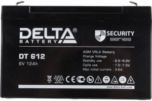   DELTA series DT, DT 612, voltage 6V, capacity 12Ah (discharge 20 hours)