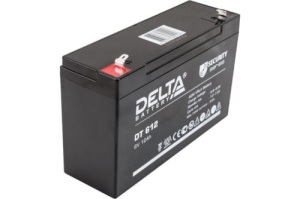   DELTA series DT, DT 612, voltage 6V, capacity 12Ah (discharge 20 hours)