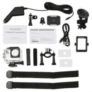  Digma FreeDrive Action 4K WiFi  8Mpix 2160x3840 2160p 140.