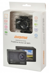  Digma FreeDrive Action 4K WiFi  8Mpix 2160x3840 2160p 140.