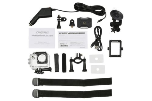  Digma FreeDrive Action 4K WiFi  8Mpix 2160x3840 2160p 140.