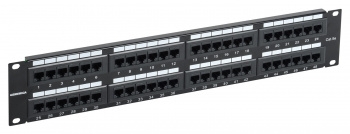 Патч-панель ITK PP48-2UC5EU-K05-G 2U кат. 5Е UTP 48 портов (Krone) GENERICA