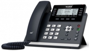 Ip- YEALINK SIP-T43U, 12 , BLF,  PoE, GigE,  , 