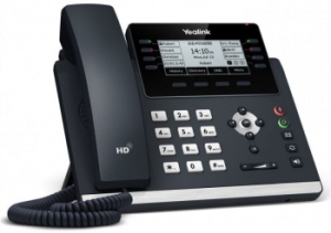 Ip- YEALINK SIP-T43U, 12 , BLF,  PoE, GigE,  , 