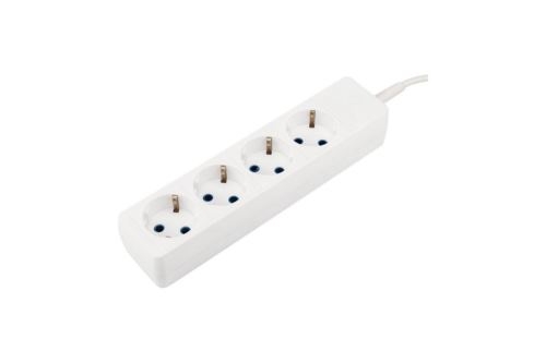 Удлинитель PROconnect 4 гнезда, 10 м, 3х0.75 мм2, с/з, белый