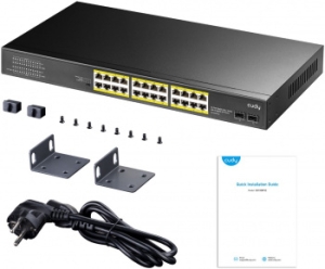  Cudy GS1028PS2 (L2) 24x1/ 2SFP 24PoE+ 300W 