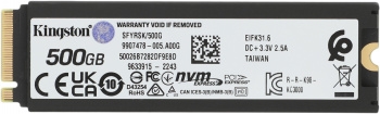  SSD Kingston 500GB SFYRSK/500G M.2 2280  NVMe, PCIe 4.0 x4, 3D TLC, R/W 7300/3900MB/s
