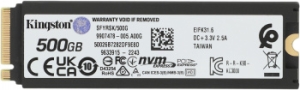  SSD Kingston 500GB SFYRSK/500G M.2 2280  NVMe, PCIe 4.0 x4, 3D TLC, R/W 7300/3900MB/s