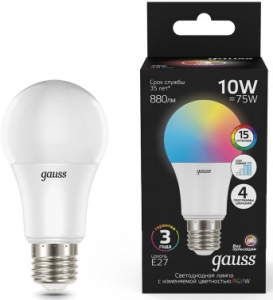  A60 10W E27 RGBW  LED 1/50