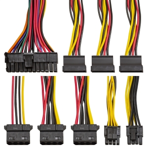   450W Exegate 450NPX, ATX, black, 12cm fan, 24+4pin, 6/8pin PCI-E, 3*SATA, 2*IDE, 1*FDD
