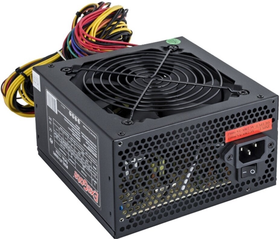   450W Exegate 450NPX, ATX, black, 12cm fan, 24+4pin, 6/8pin PCI-E, 3*SATA, 2*IDE, 1*FDD