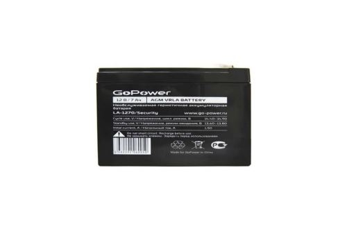  - GoPower LA-1270/security 12V 7Ah  T1/ F1 (1/5)