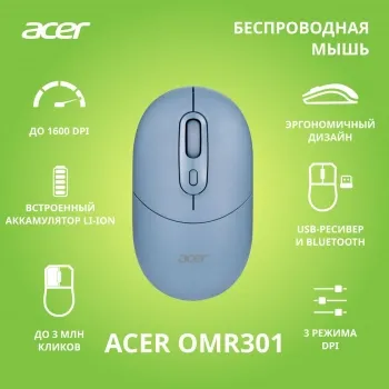  Acer OMR301   (1600dpi)  BT/Radio USB (4but)