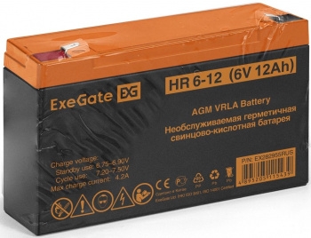  ExeGate HR 6-12 (6V 12Ah),  F1