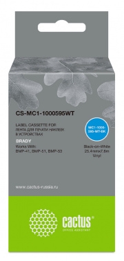  Cactus CS-MC1-1000595WT   Brady BMP-41/BMP-51/BMP-53-PC-Linked