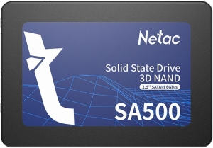  SSD Netac 1Tb SA500 Series 2.5  Retail (SATA3, up to 530/475MBs, 3D N