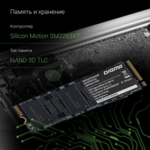  SSD Digma 256Gb PCI-E x4 DGSM3256GS33T MEGA S3 M.2 2280