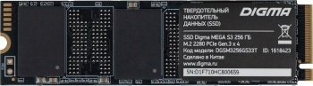  SSD Digma 256Gb PCI-E x4 DGSM3256GS33T MEGA S3 M.2 2280
