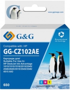  G&G GG-CZ102AE 650  (18)  HP DeskJet 1010/10151515/1516