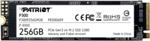  SSD Patriot P300 256GB, M.2 2280, P300P256GM28, PCIe 3x4, NVMe, 1700/1100, RET