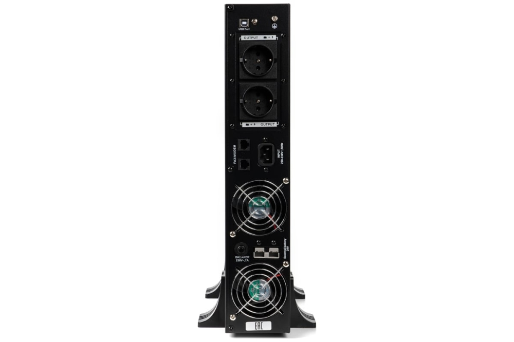   RAPAN-UPS 3000-RACK-IN-4X9 {Line-interactive, 3000/2100, USB, 2 EURO,  4x 9Ah, 