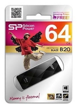   Silicon Power 64Gb Blaze B20 SP064GBUF3B20V1K USB3.0 